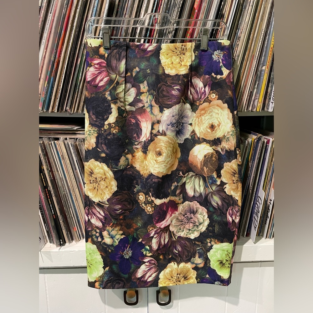 Floral Pencil Skirt